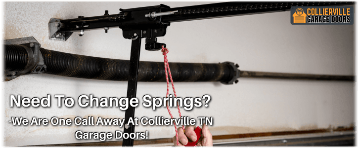 Broken Garage Door Spring Collierville TN